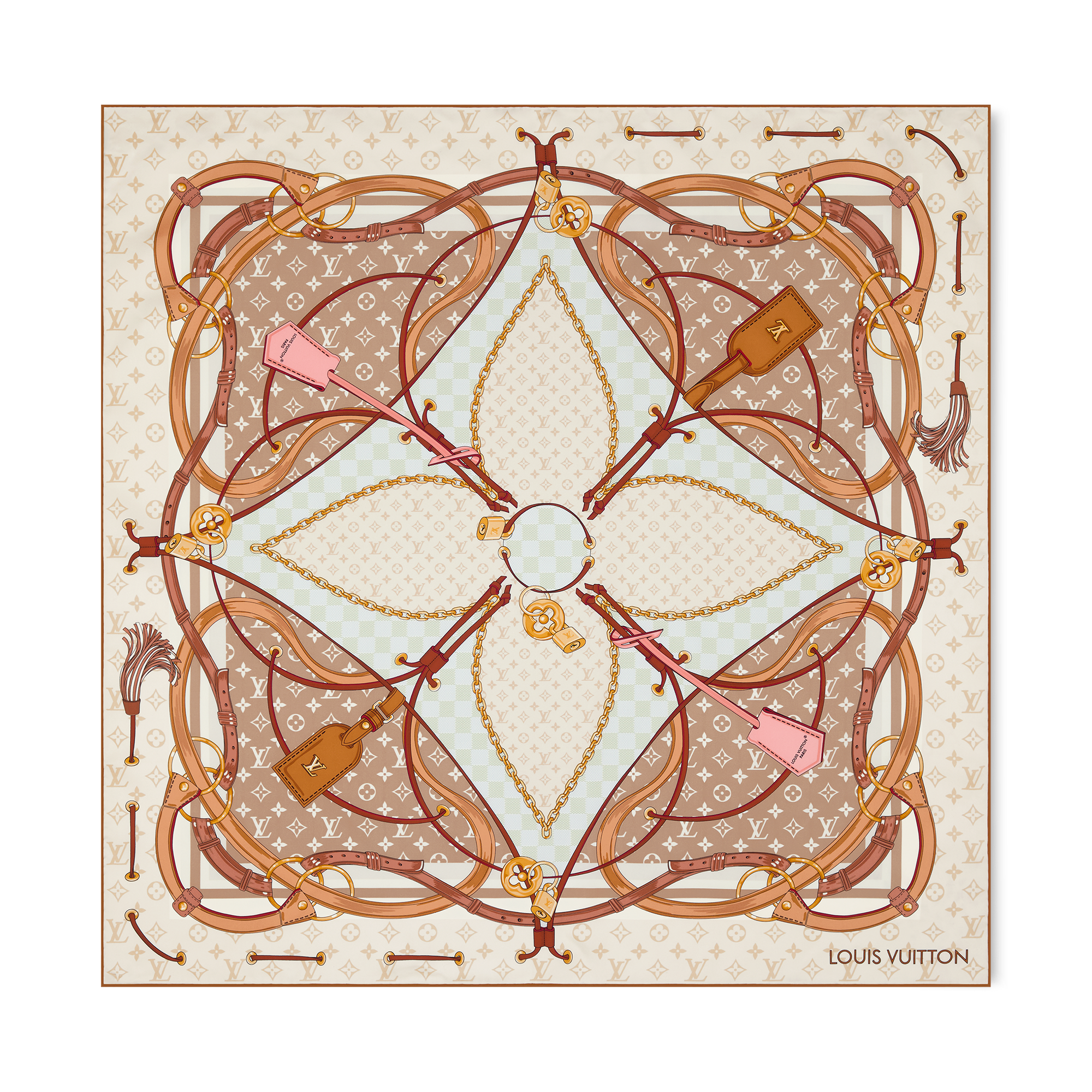 Flower And Straps Square 90 S00 - Accessories M94977 | LOUIS VUITTON